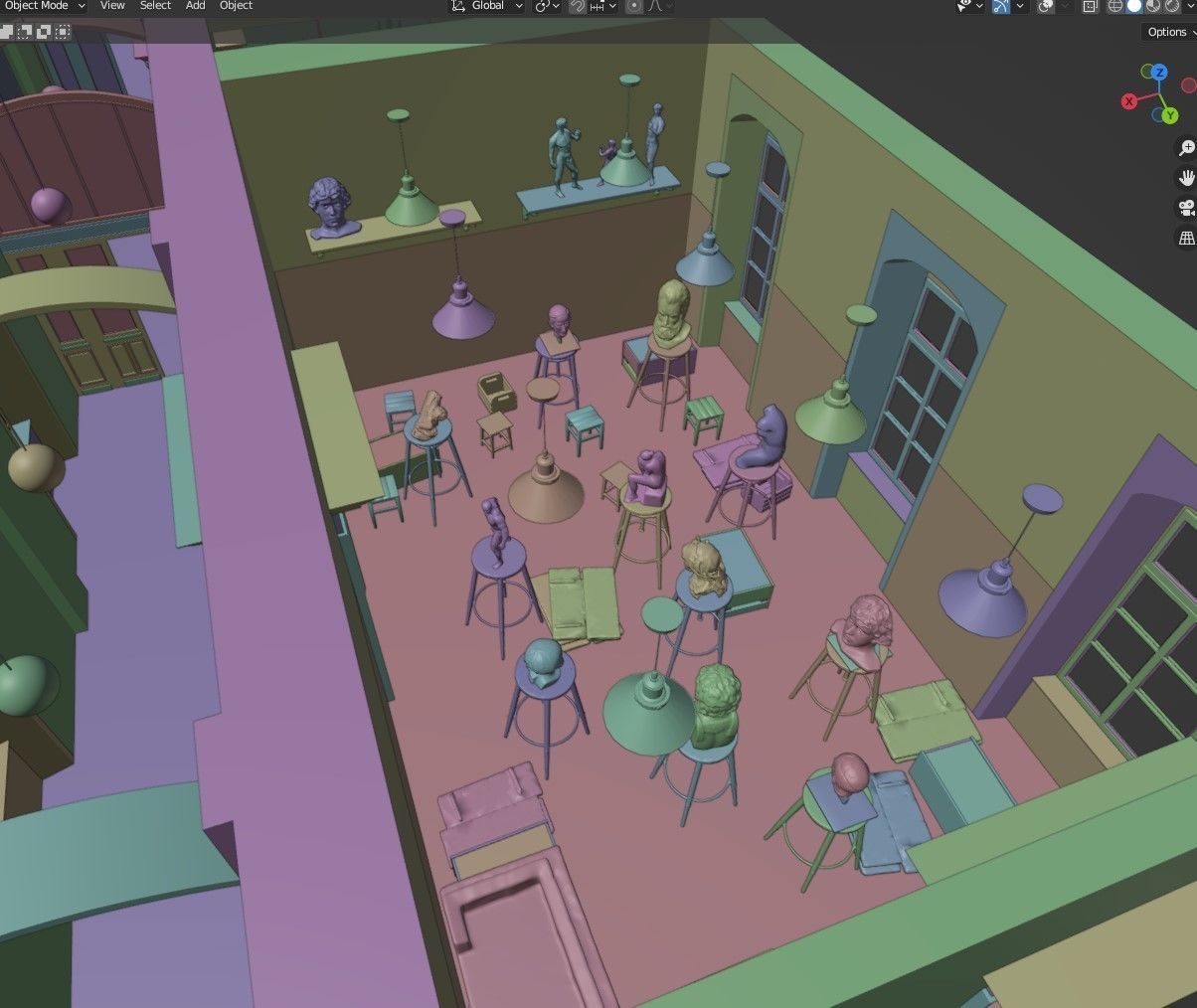 Academy of Fine Arts model  3D model_18