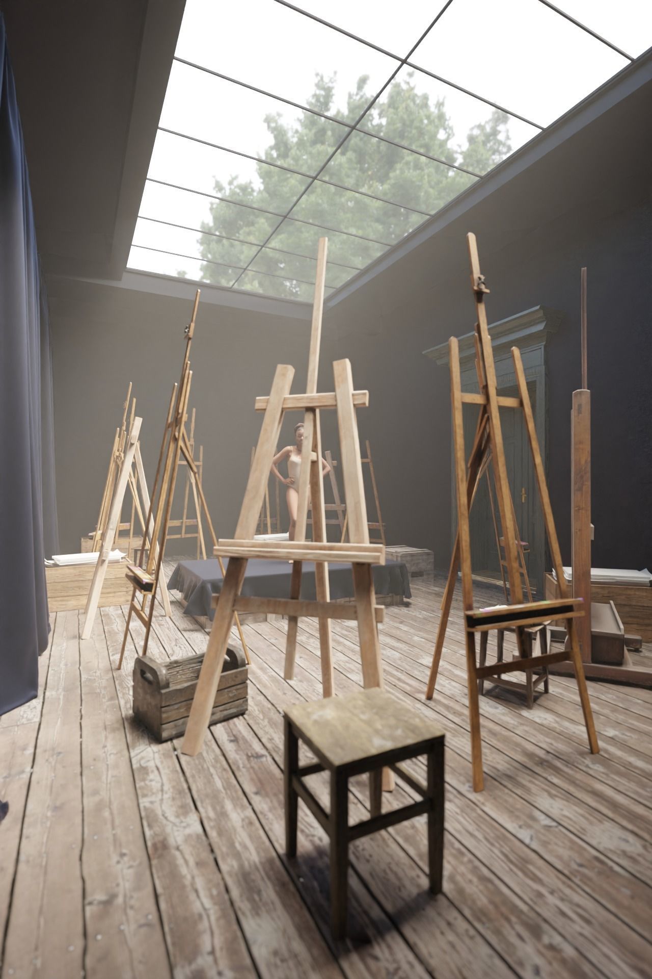 Academy of Fine Arts model  3D model_2