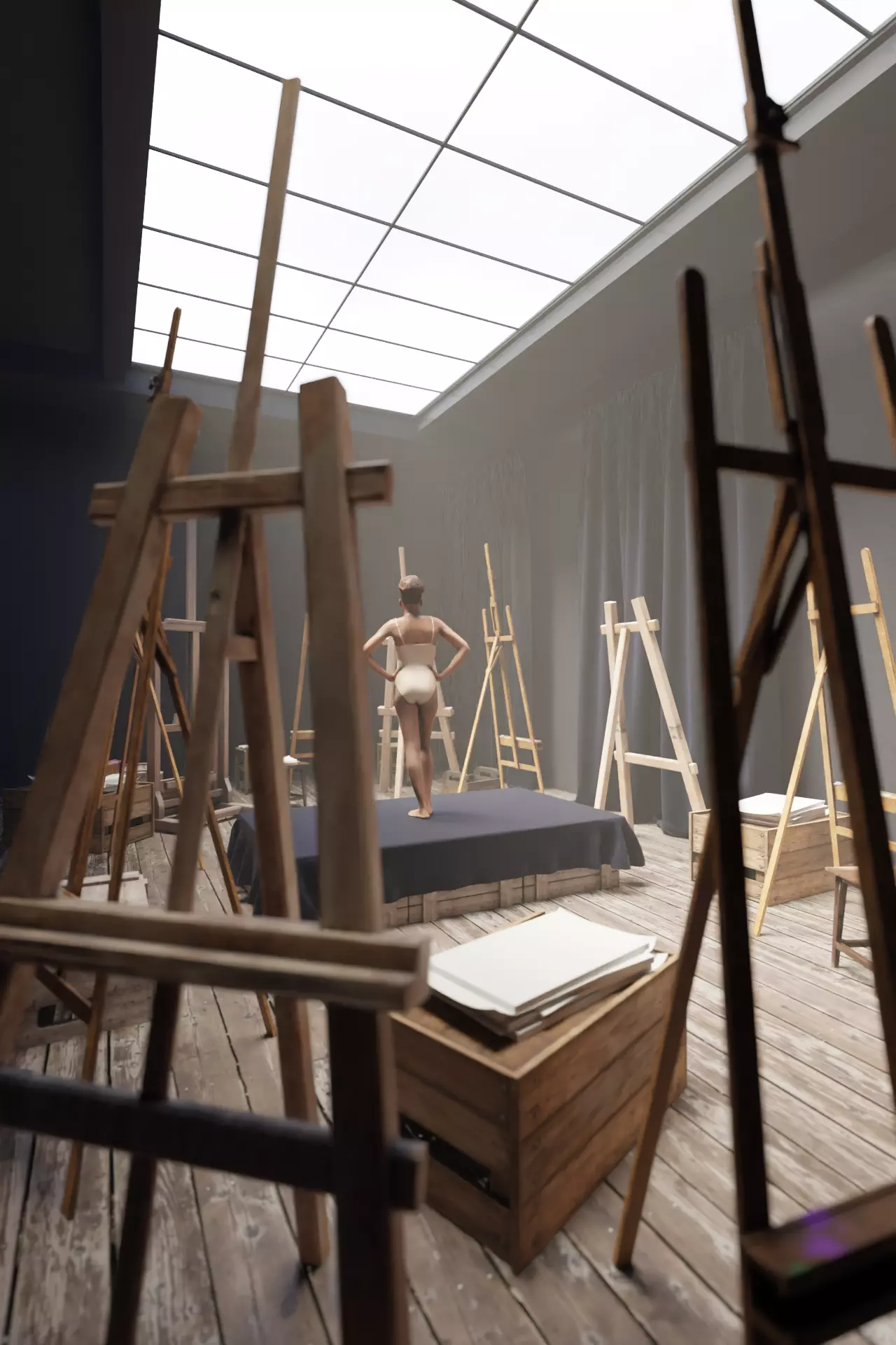 Academy of Fine Arts model  3D model_0