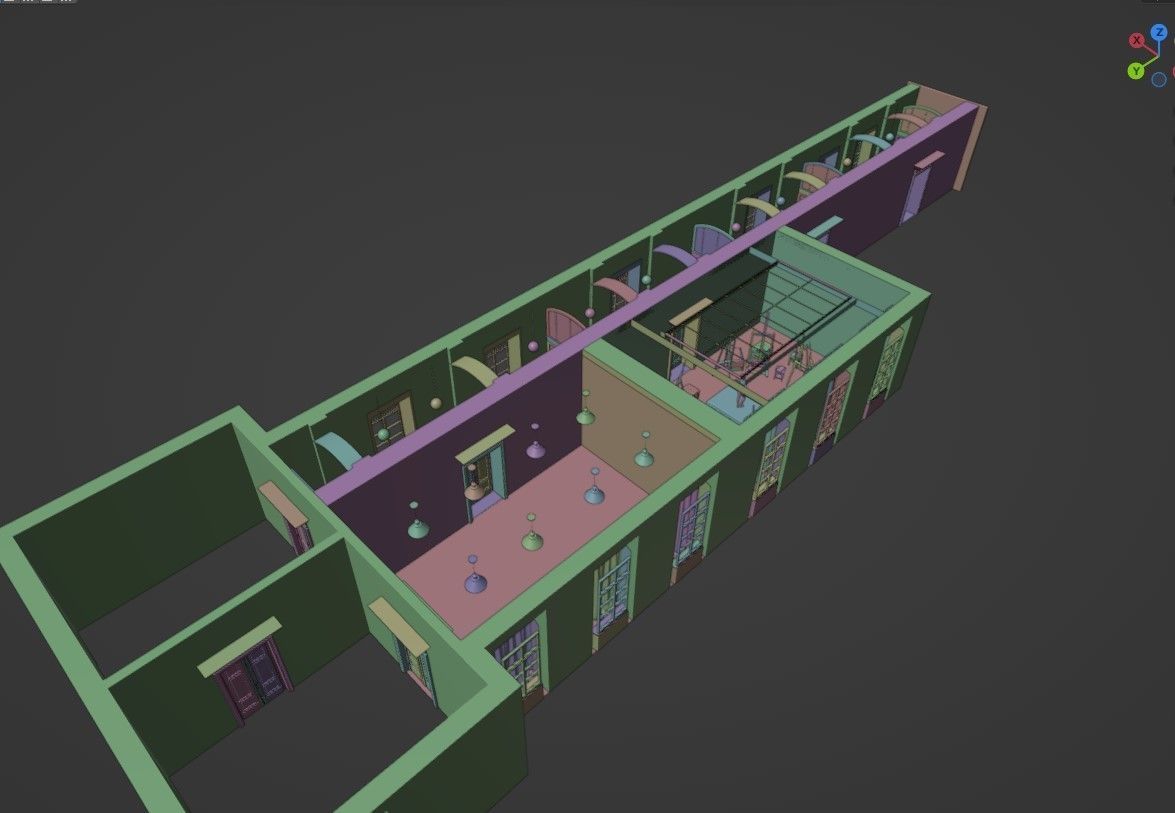 Academy of Fine Arts model  3D model_13