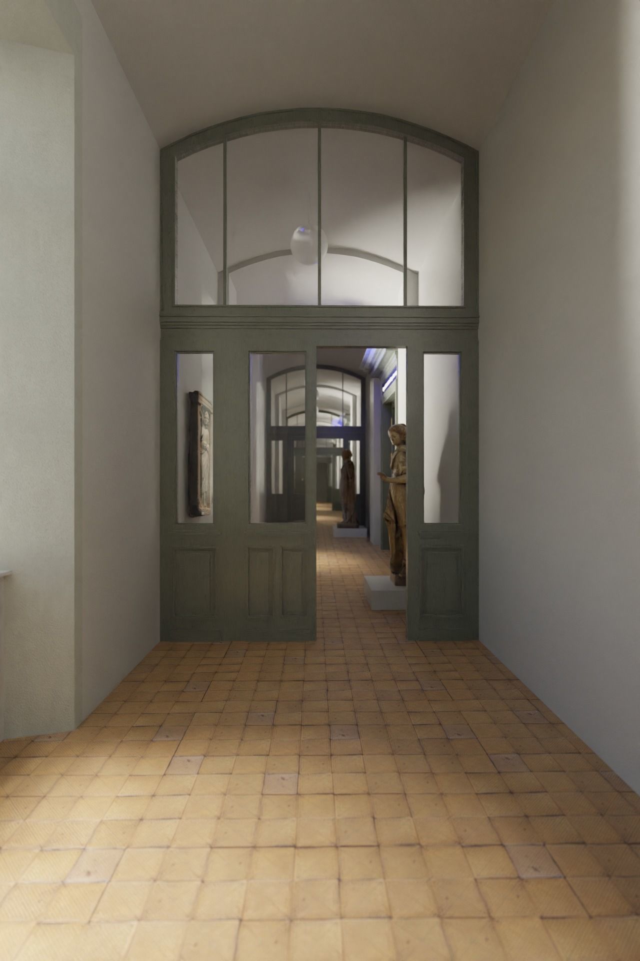 Academy of Fine Arts model  3D model_3