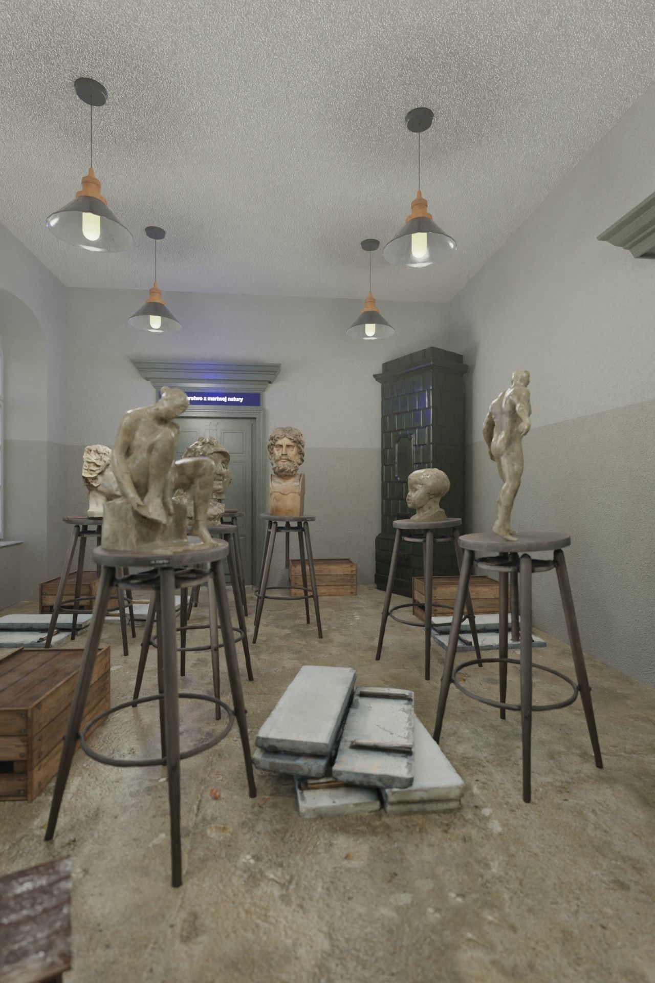 Academy of Fine Arts model  3D model_8