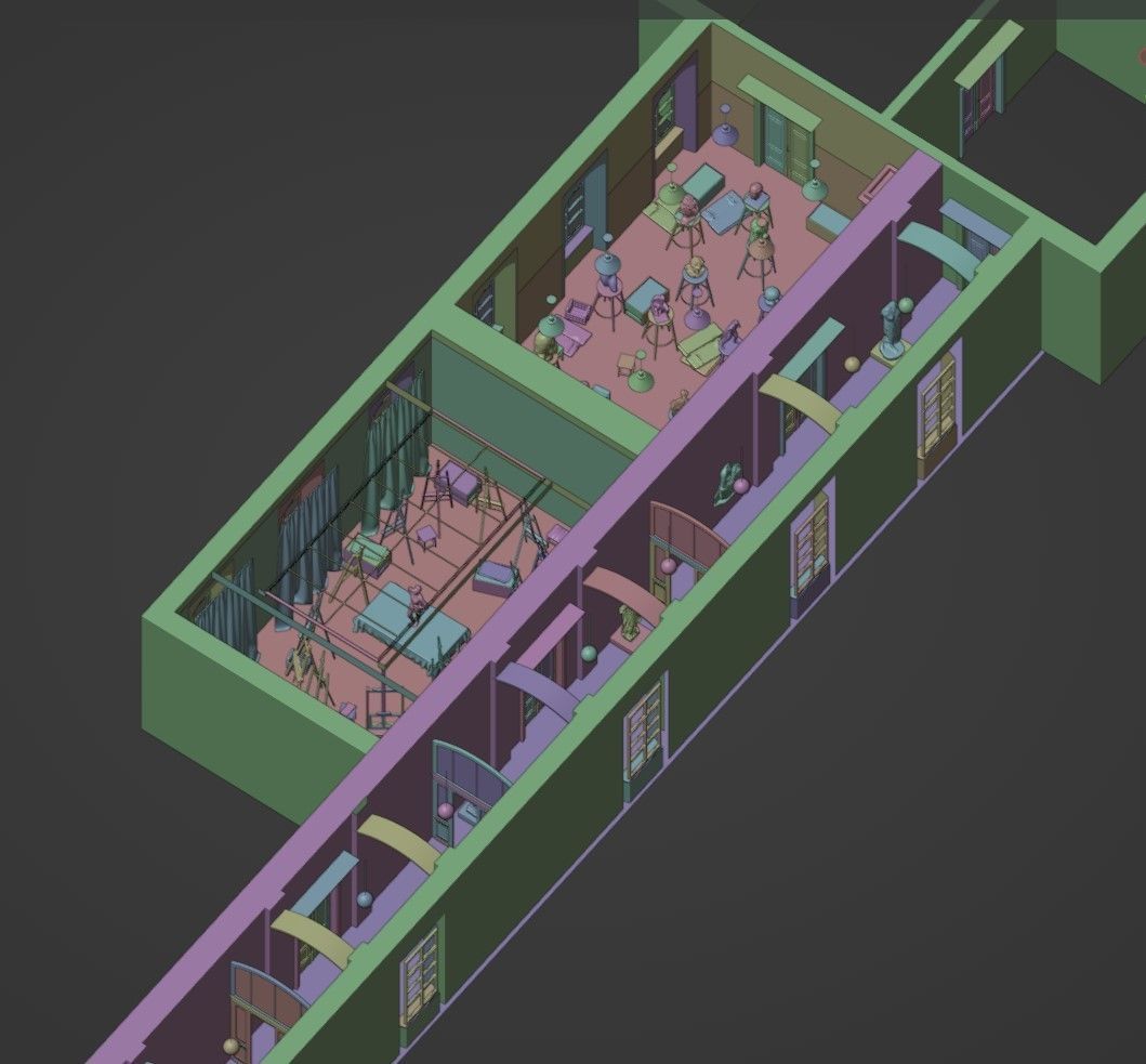 Academy of Fine Arts model  3D model_14