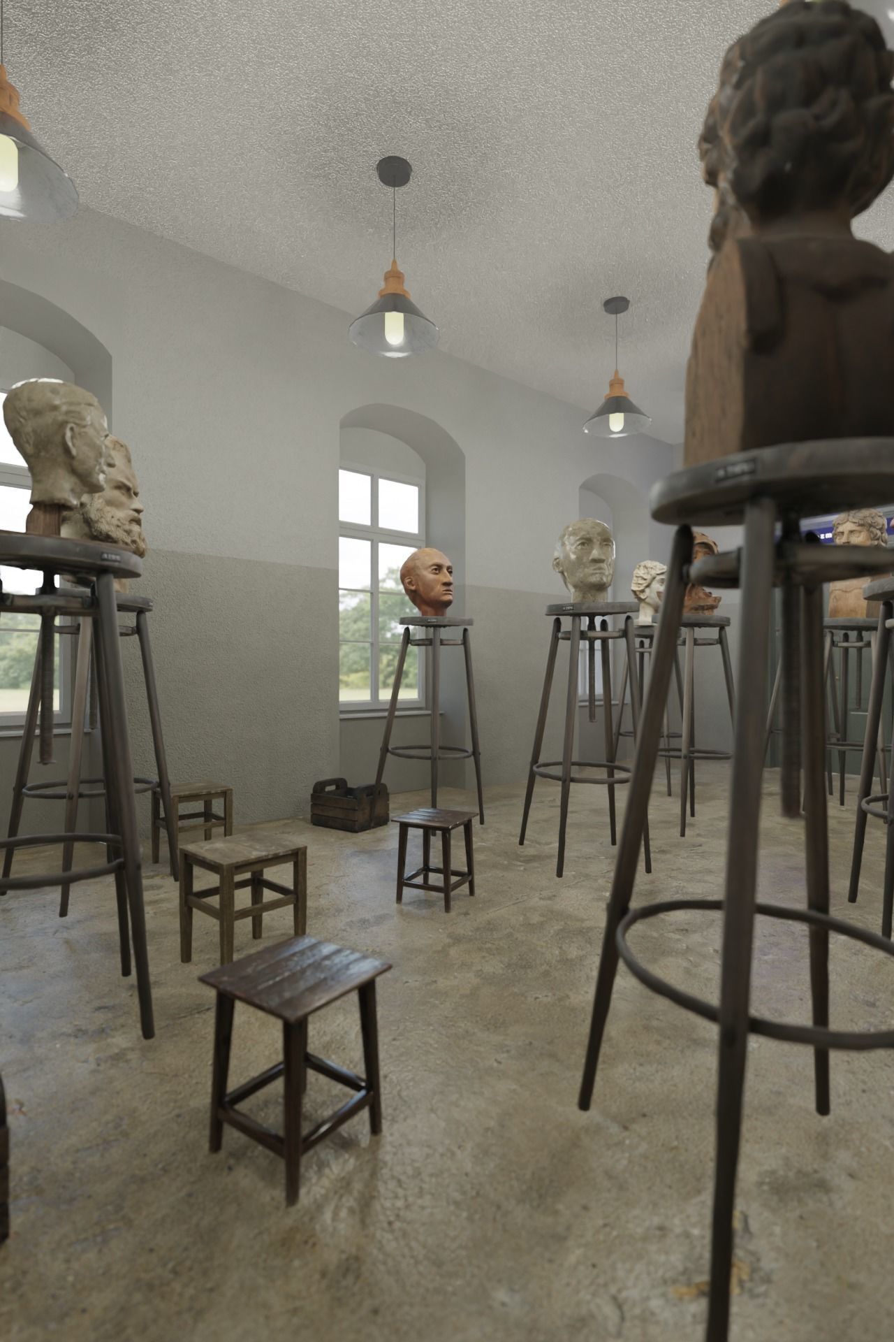 Academy of Fine Arts model  3D model_6