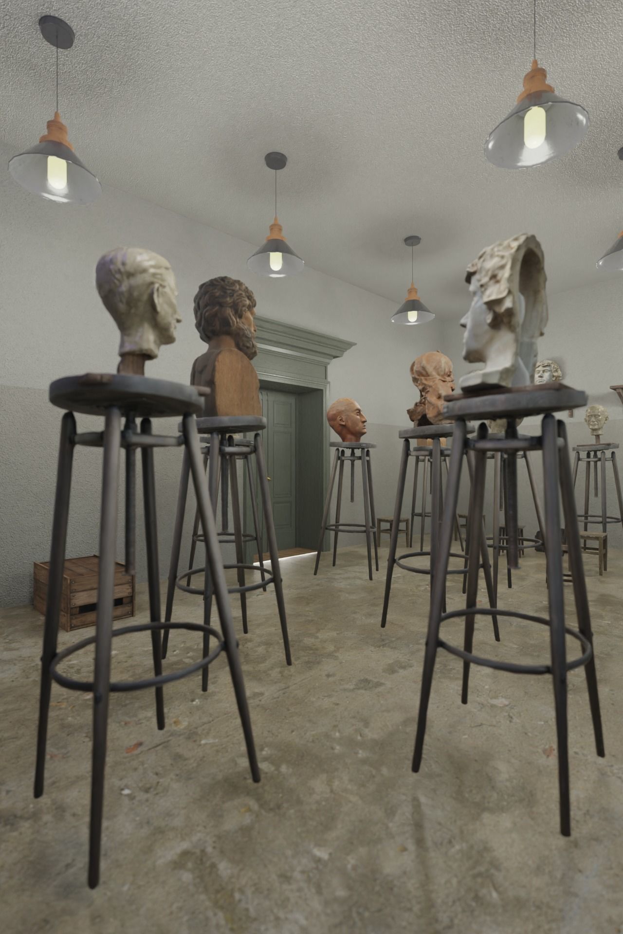 Academy of Fine Arts model  3D model_7