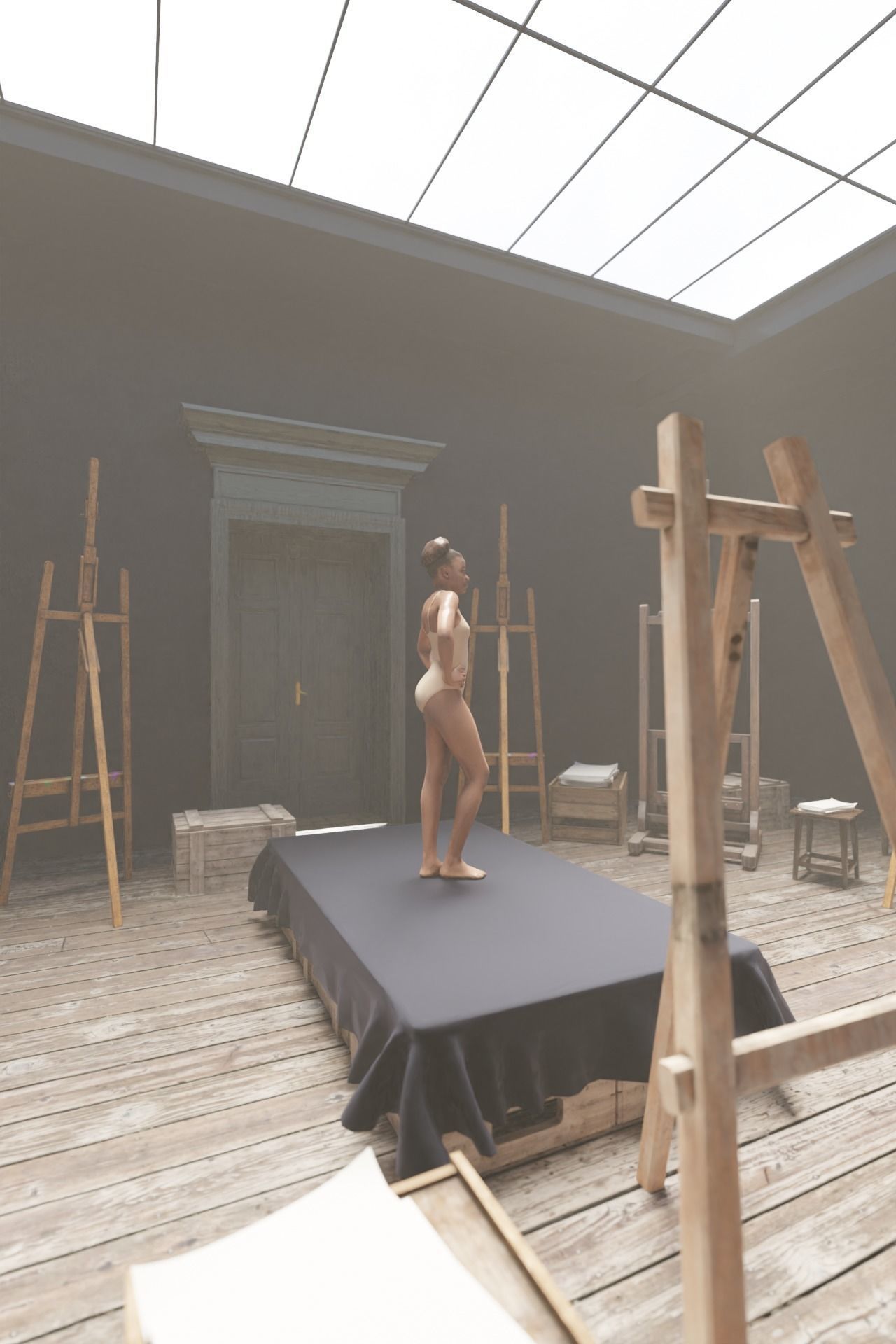 Academy of Fine Arts model  3D model_1