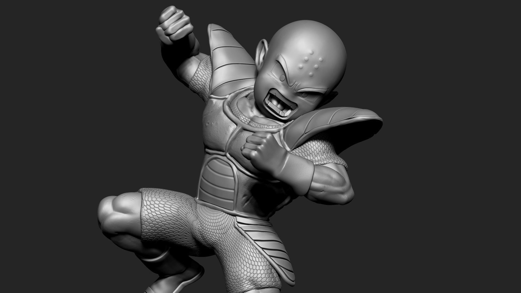krillin 3D print model_2