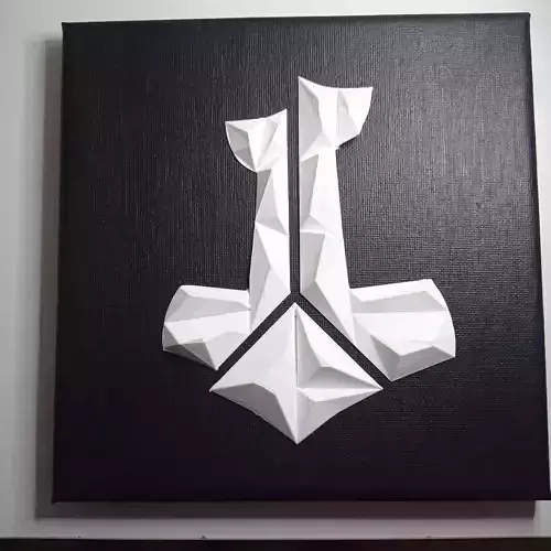 3D Mjolnir - Hammer of Thor  - Viking Decoration