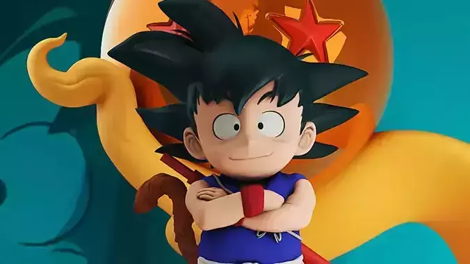 KID GOKU 3D print model
