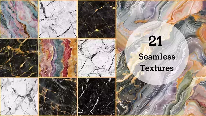 High Resolution Seamless Marble Texture Pack 
