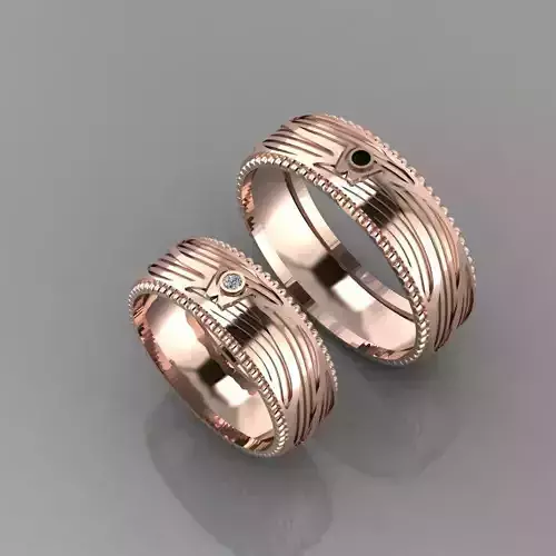 wedding rings ko0039