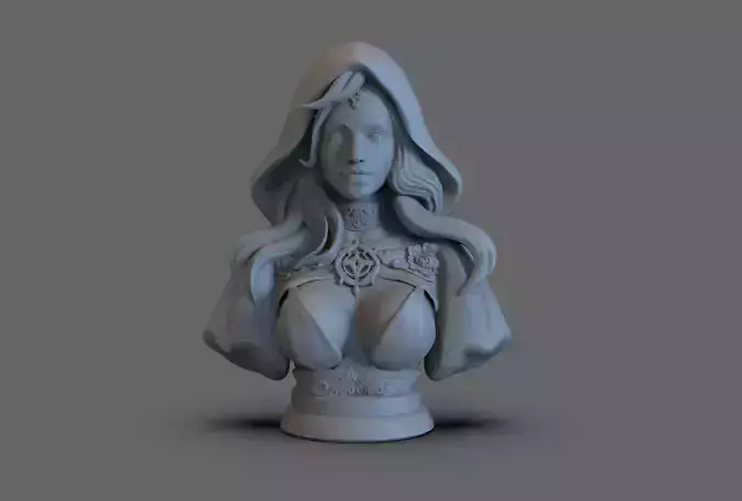 Wizard Girl Bust