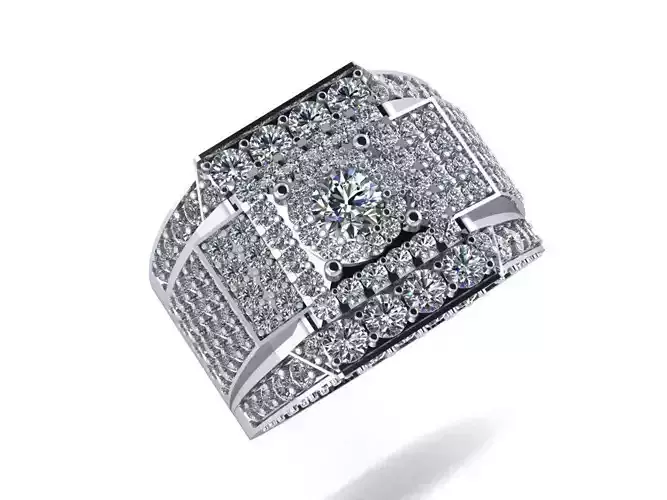 Man ring 3D print model