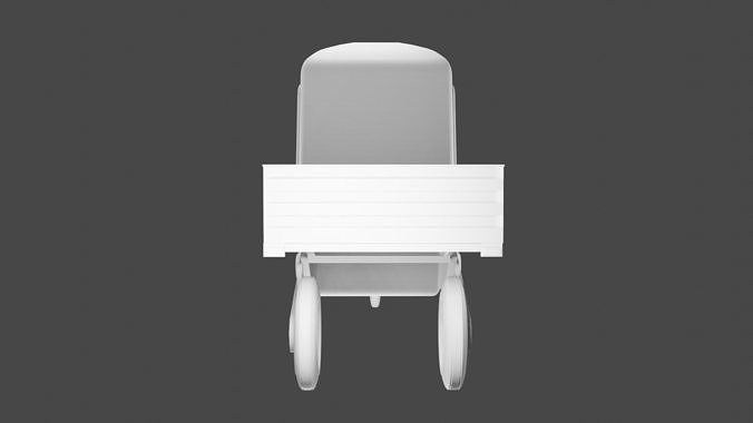 Delivery Truck From Stray Game Untextured Free 3D model