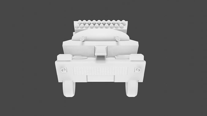 Q-Tron GB-23 Tank 3D model