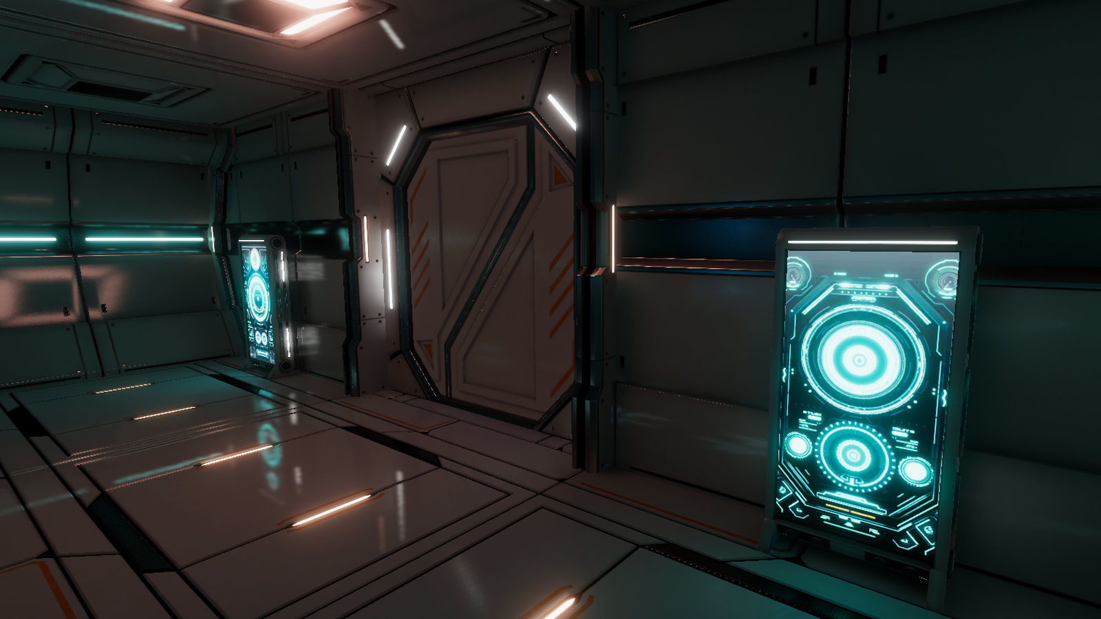 Sci Fi Movie theater Low-poly 3D model_4