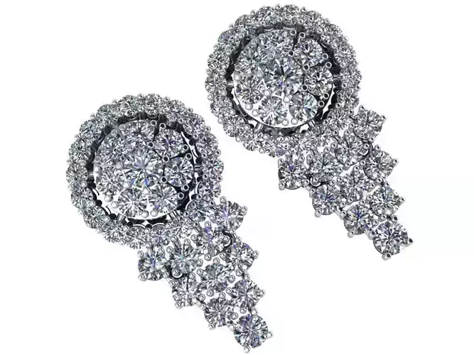 Earring 3D print model