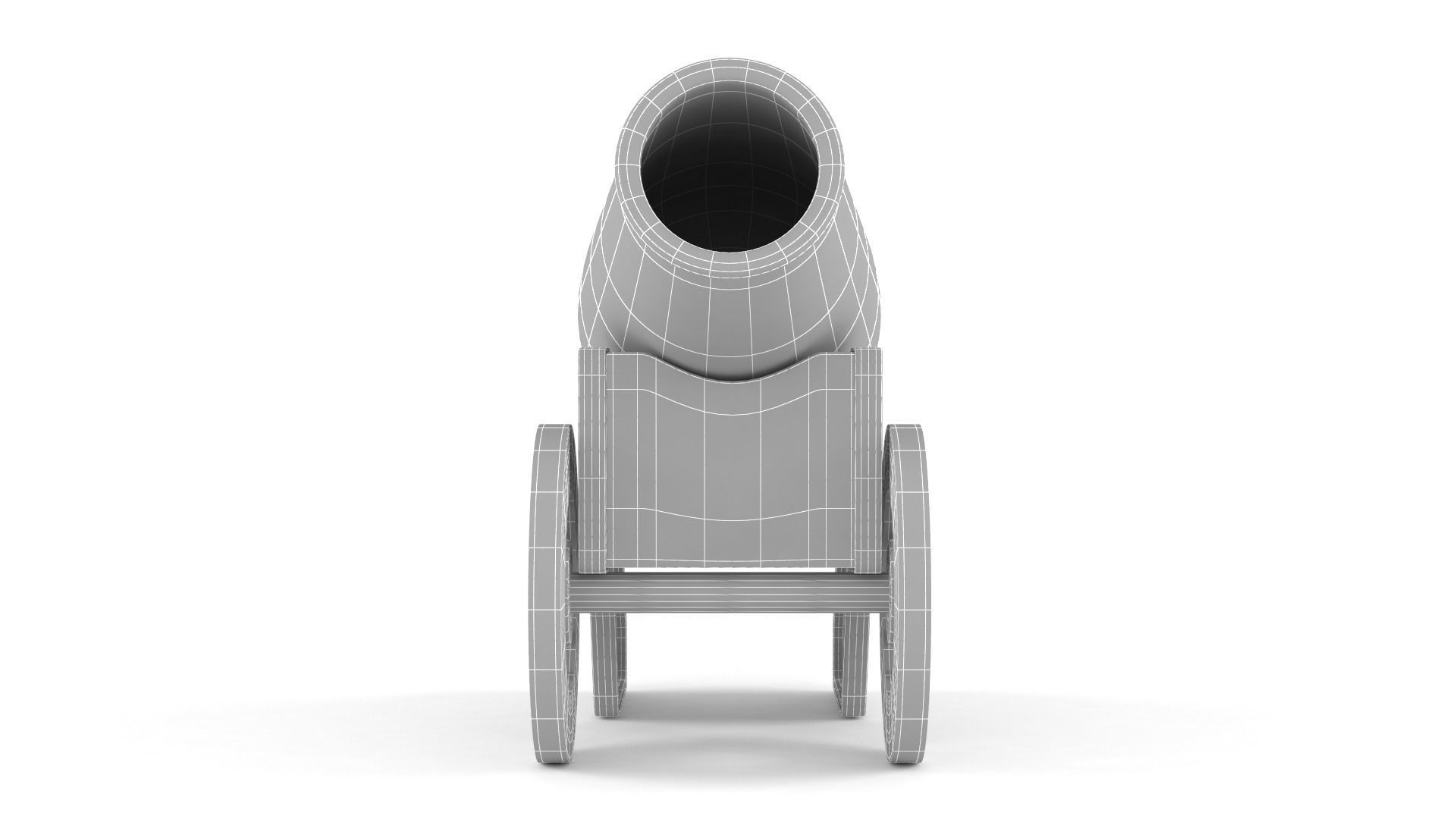 Circus Cannon 3D model_11