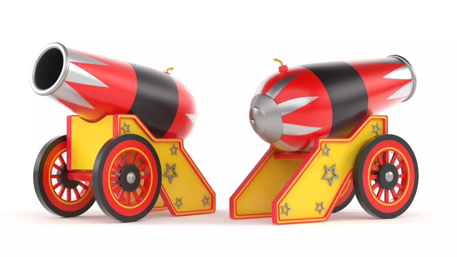 Circus Cannon 3D model_0