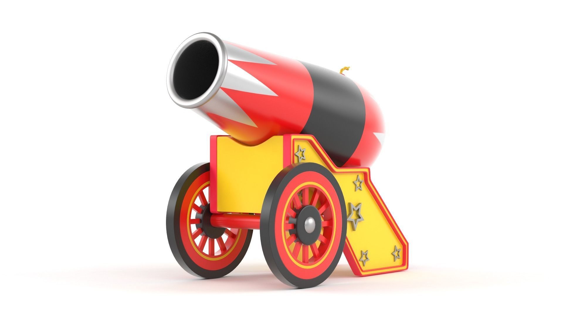 Circus Cannon 3D model_1