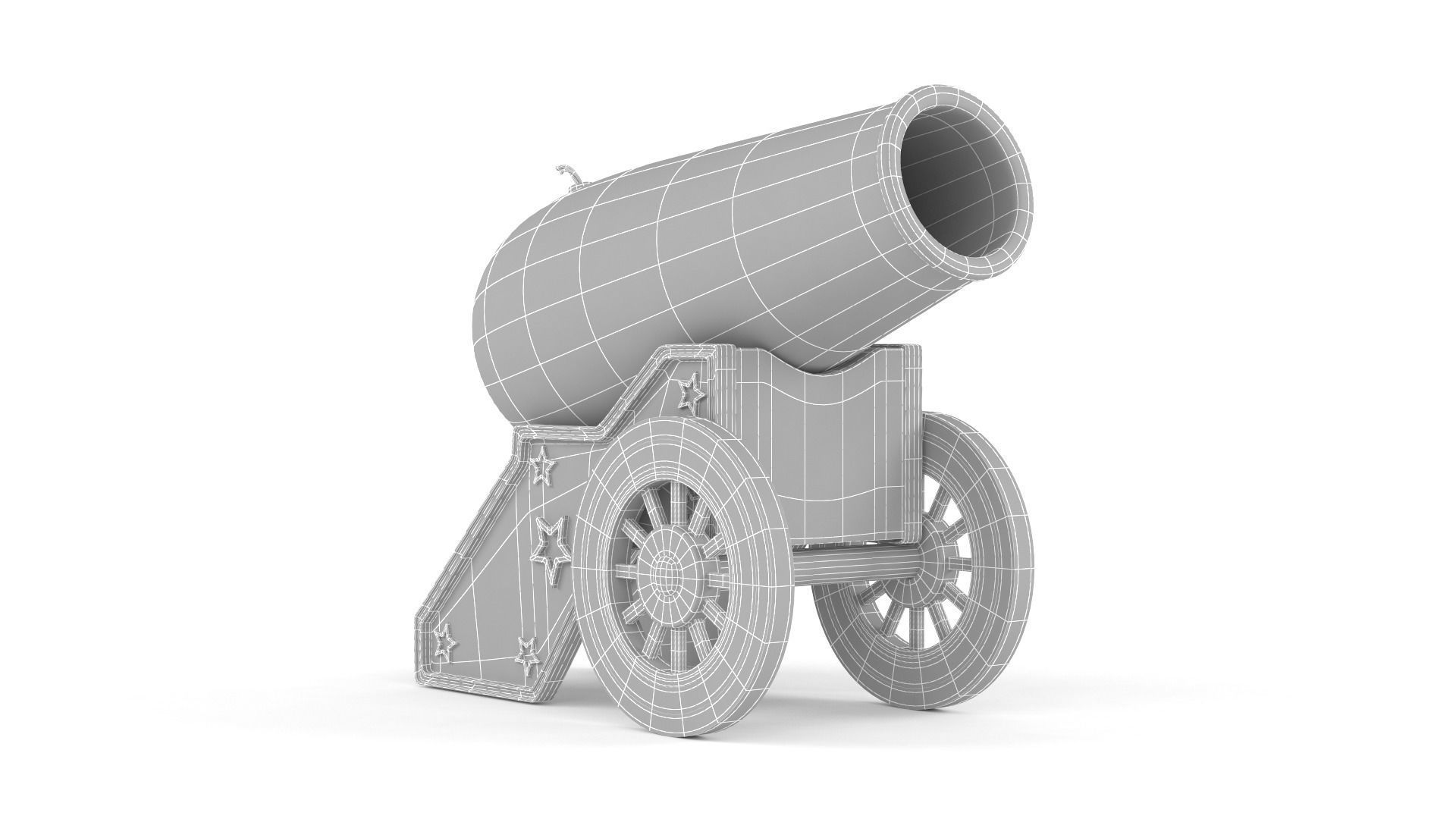 Circus Cannon 3D model_10
