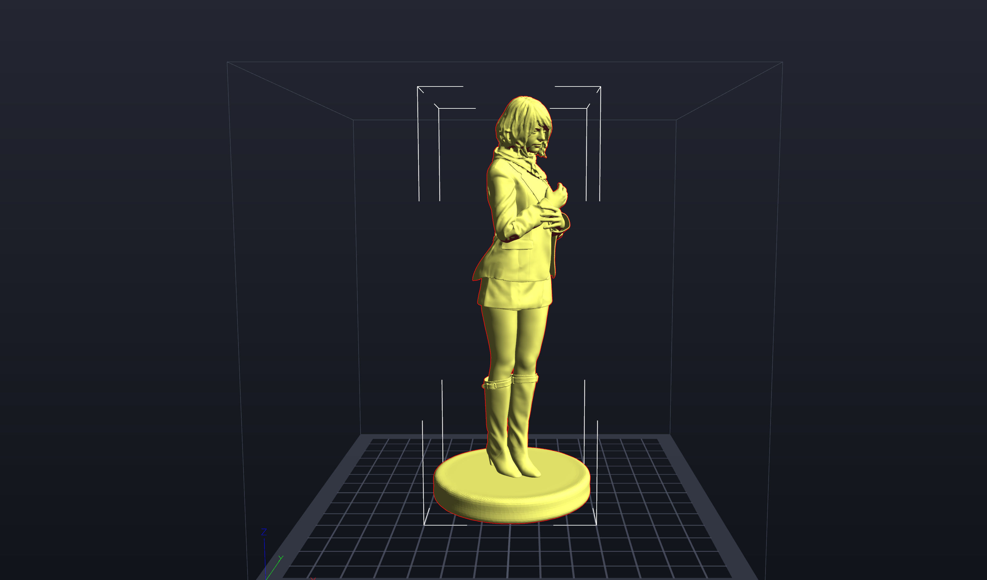 Ashley Graham Resident Evil 4 OBJ and STL 3D print model_7