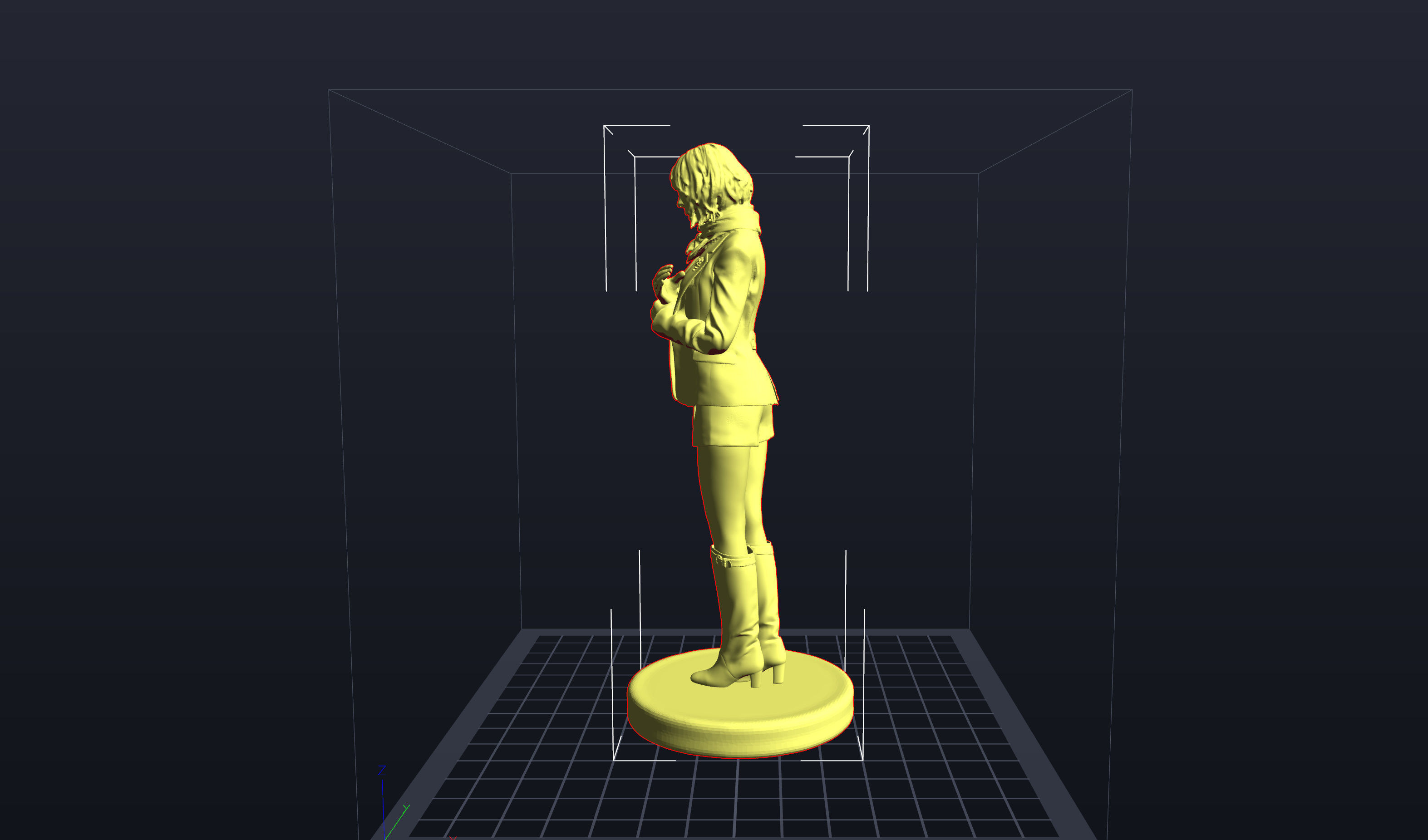 Ashley Graham Resident Evil 4 OBJ and STL 3D print model_3