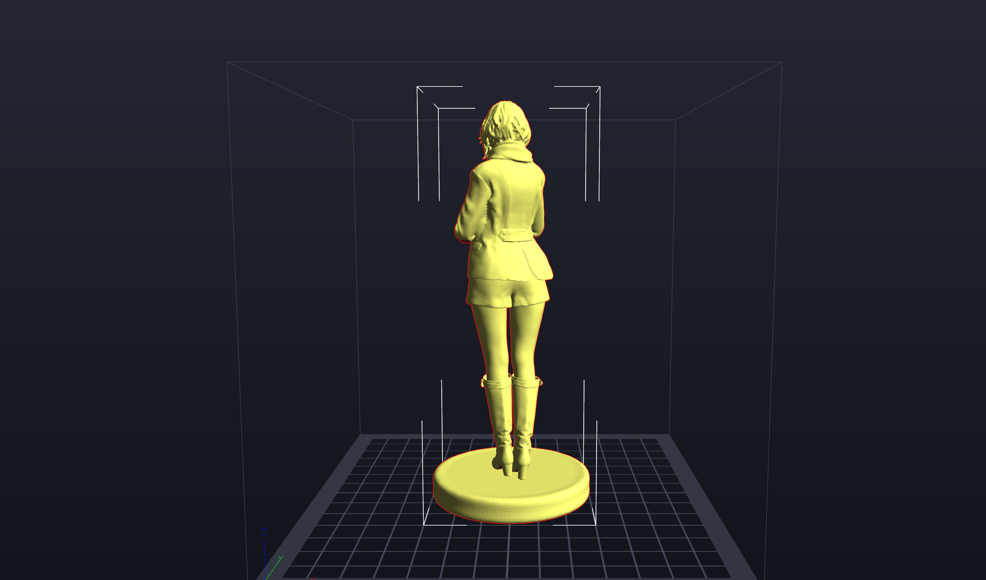 Ashley Graham Resident Evil 4 OBJ and STL 3D print model_4