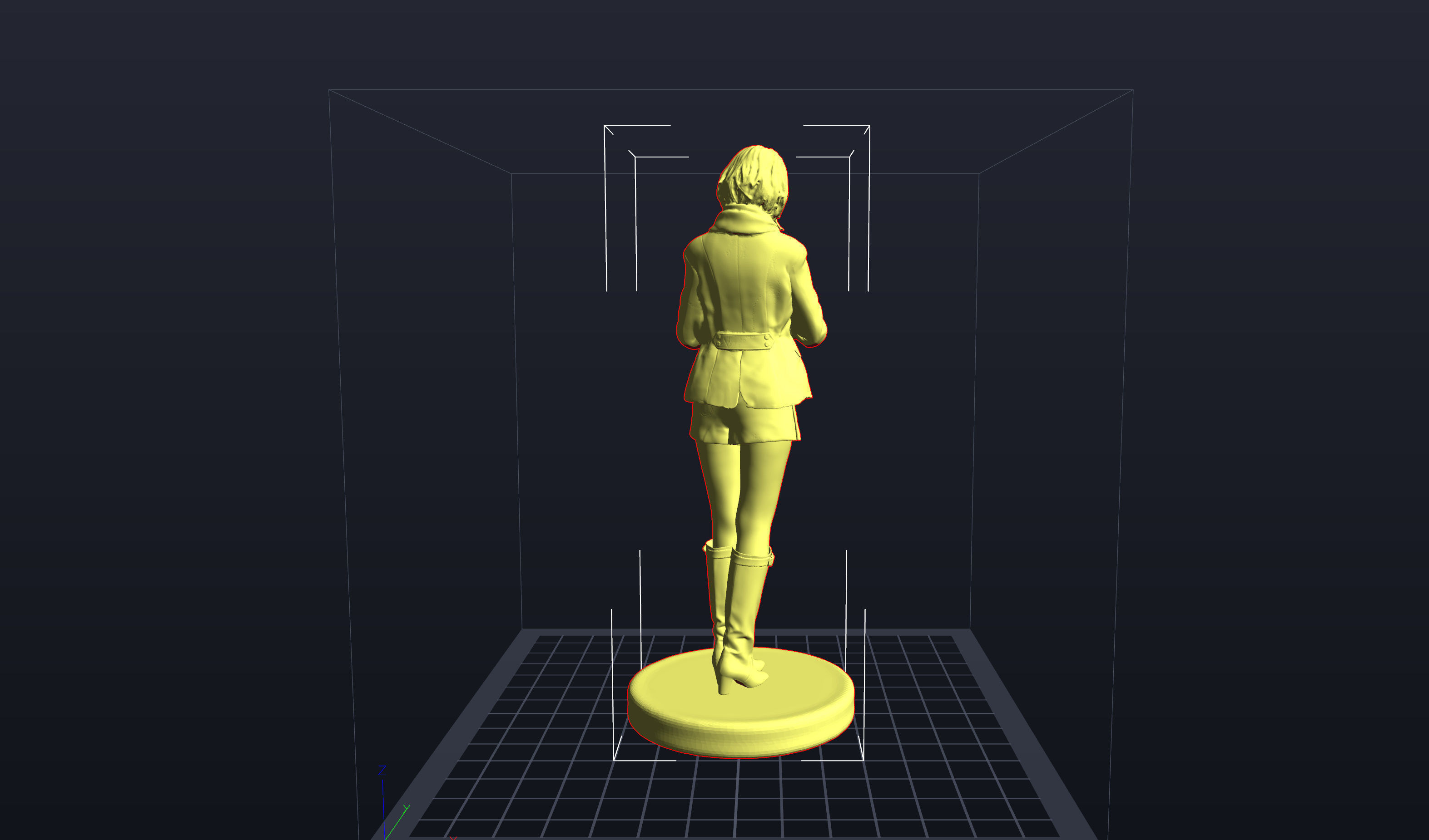 Ashley Graham Resident Evil 4 OBJ and STL 3D print model_5