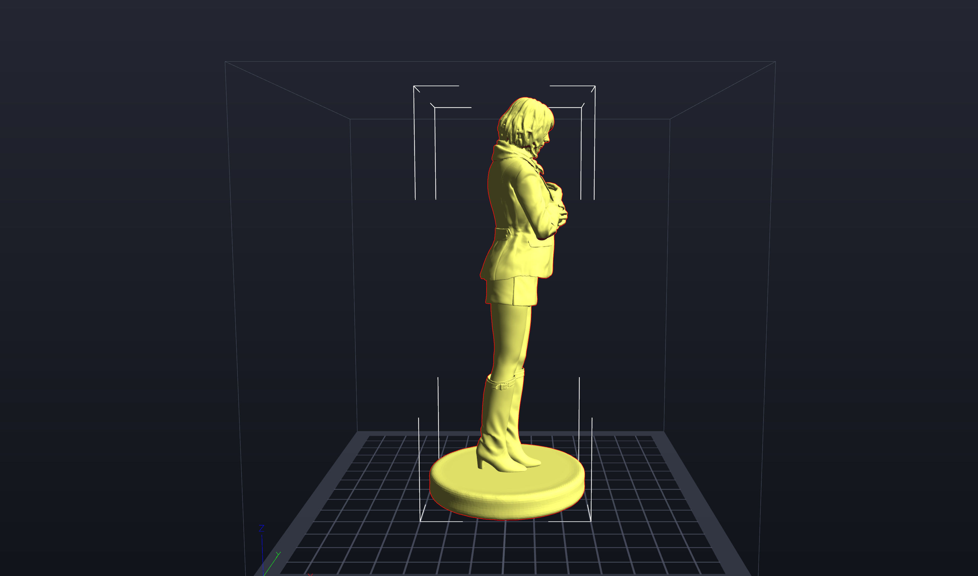 Ashley Graham Resident Evil 4 OBJ and STL 3D print model_6