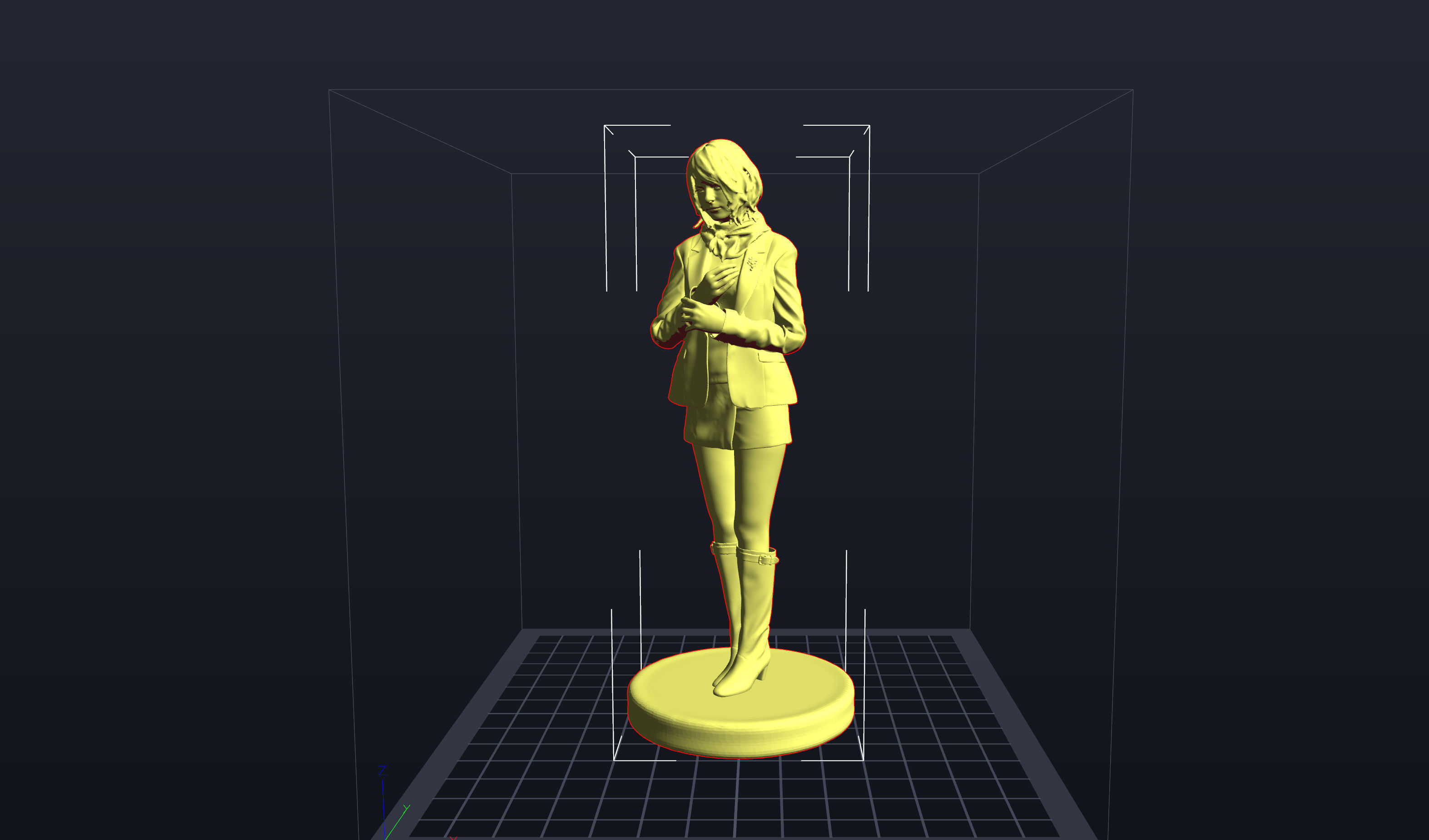 Ashley Graham Resident Evil 4 OBJ and STL 3D print model_2