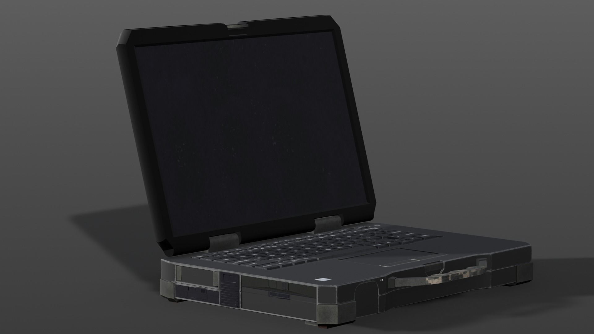 Laptop 3D Model Low-poly 3D model_20