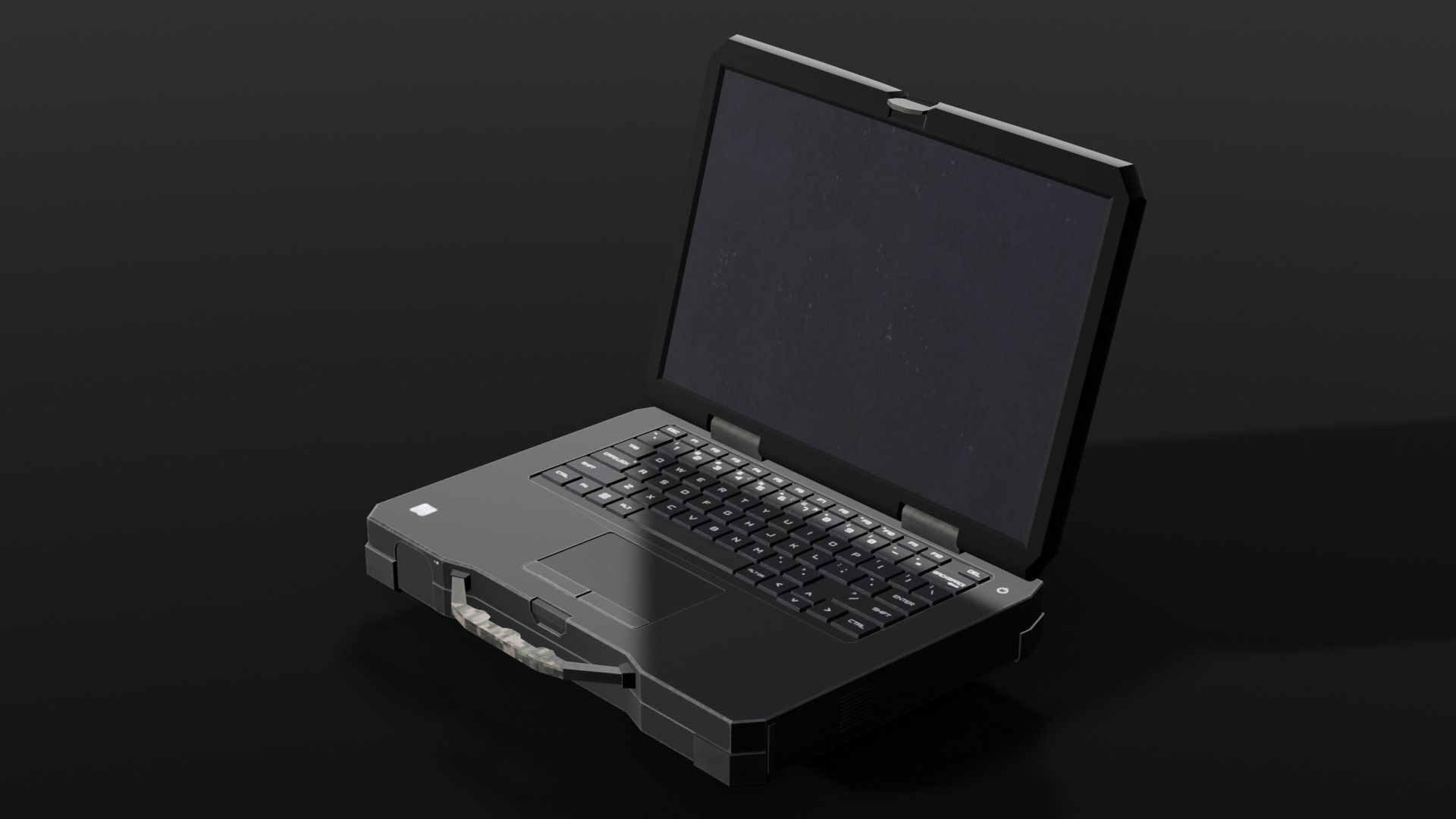 Laptop 3D Model Low-poly 3D model_19
