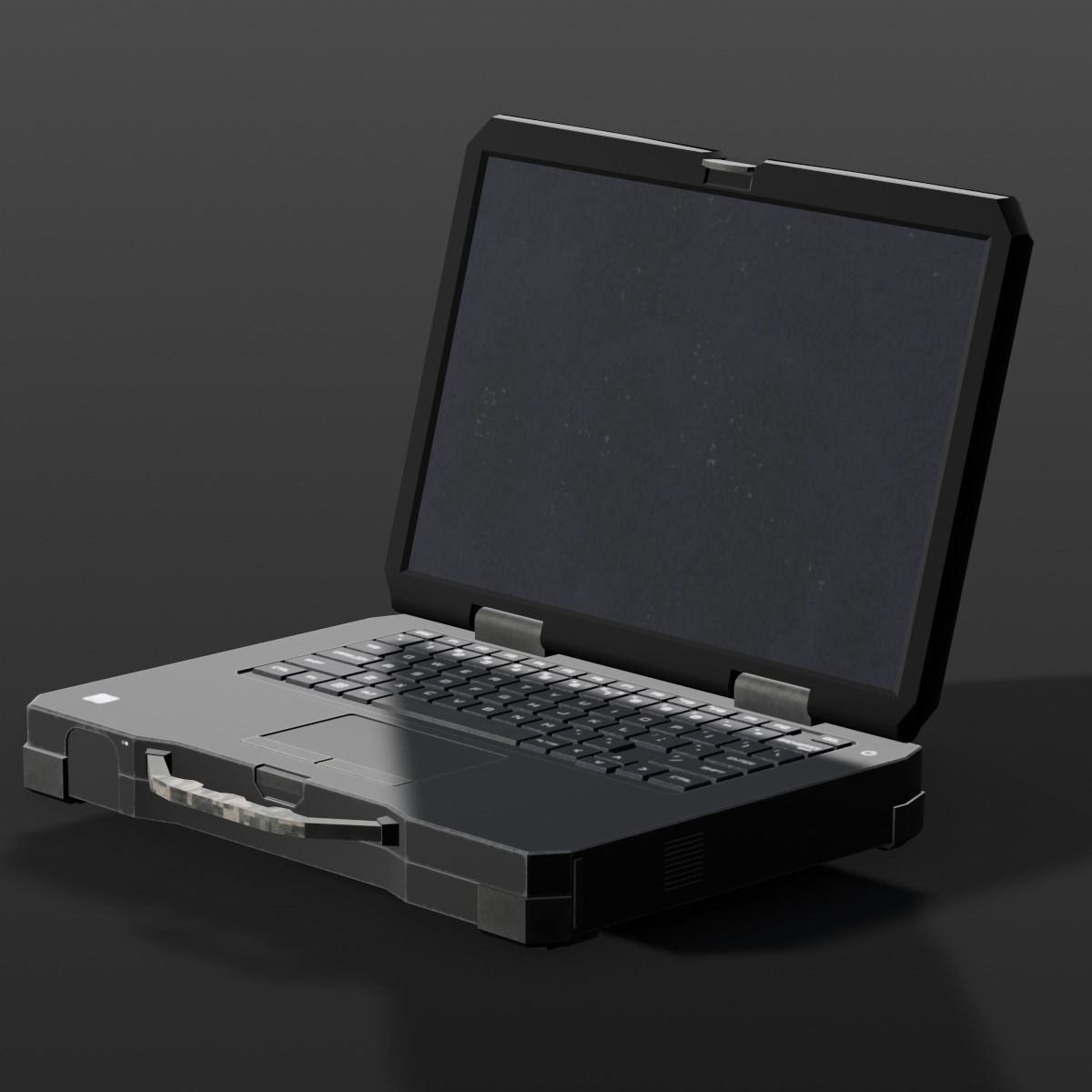 Laptop 3D Model Low-poly 3D model_5