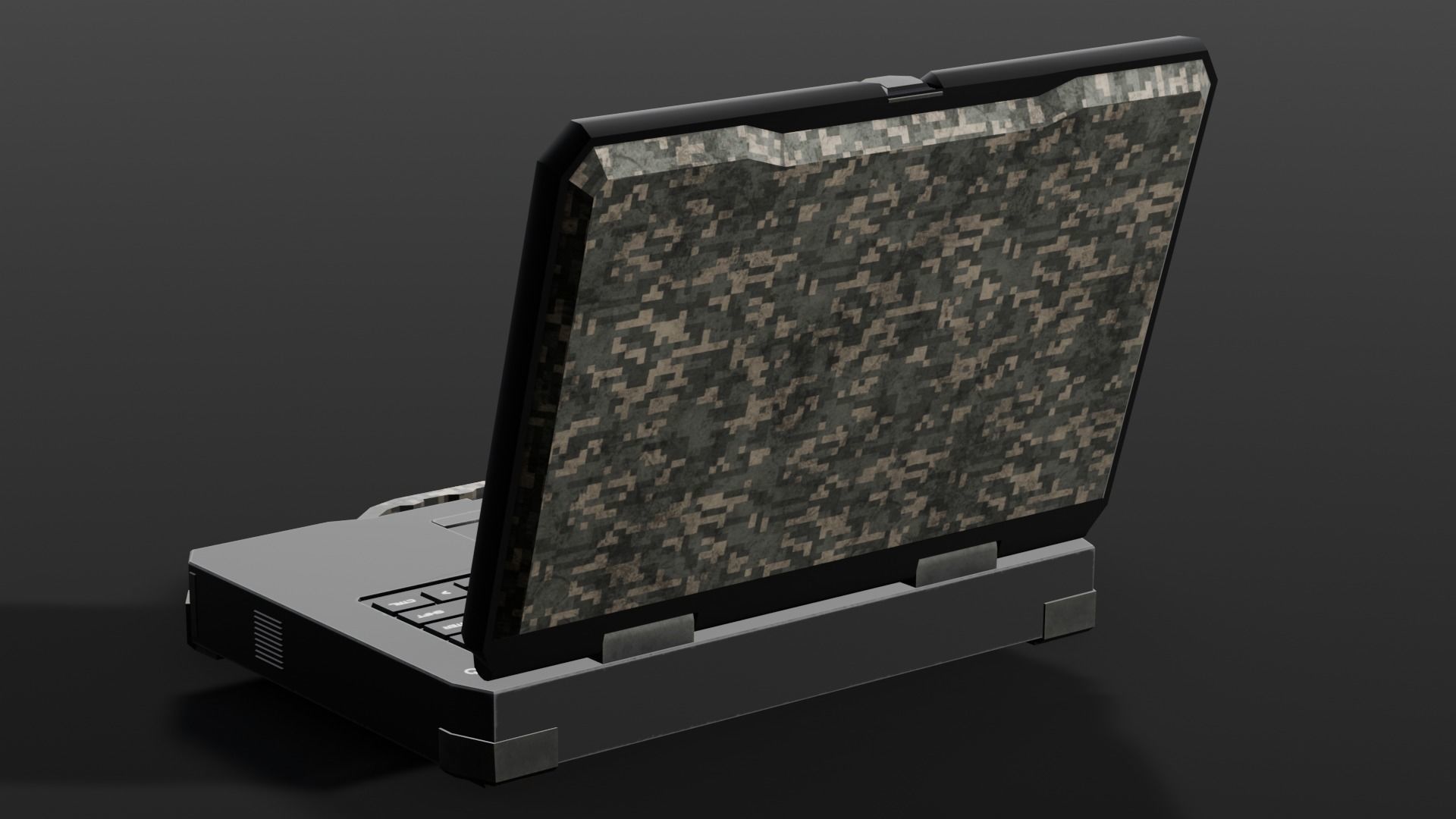 Laptop 3D Model Low-poly 3D model_17