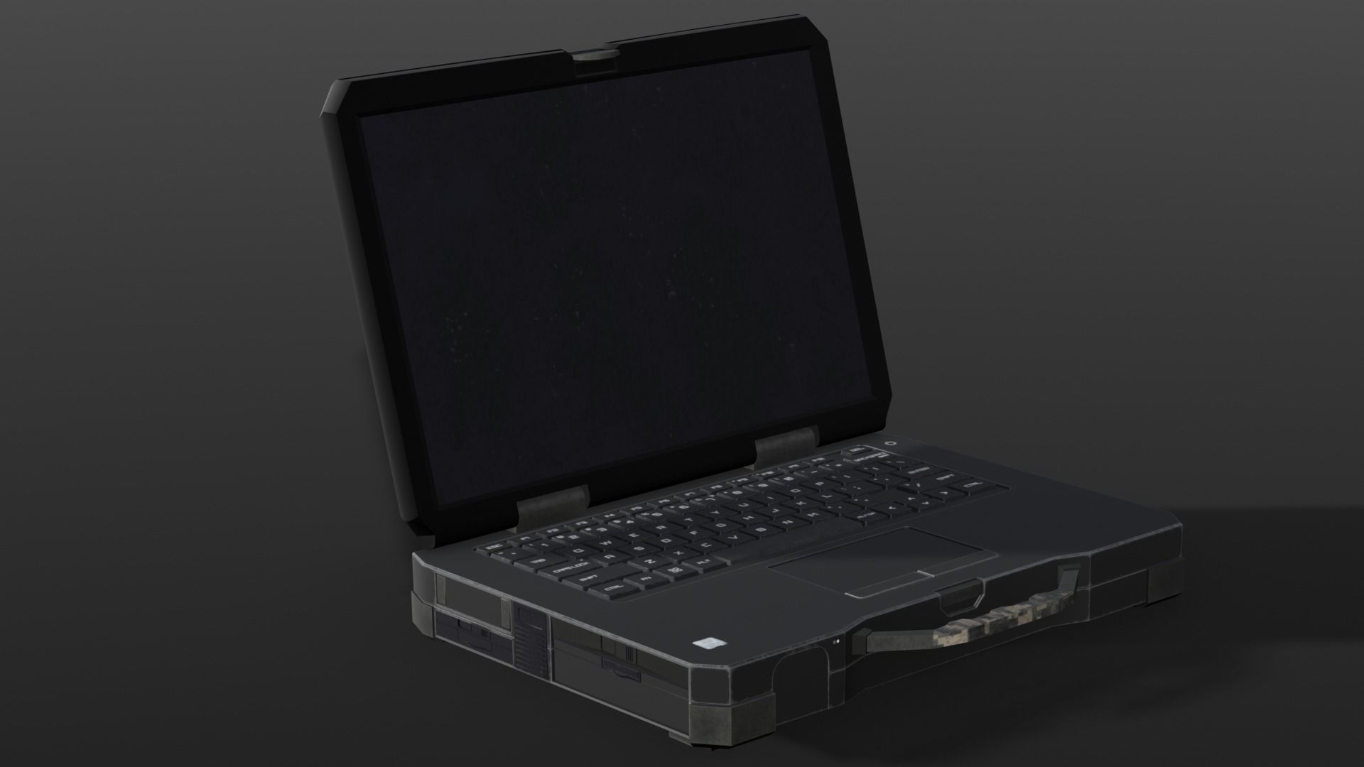 Laptop 3D Model Low-poly 3D model_18