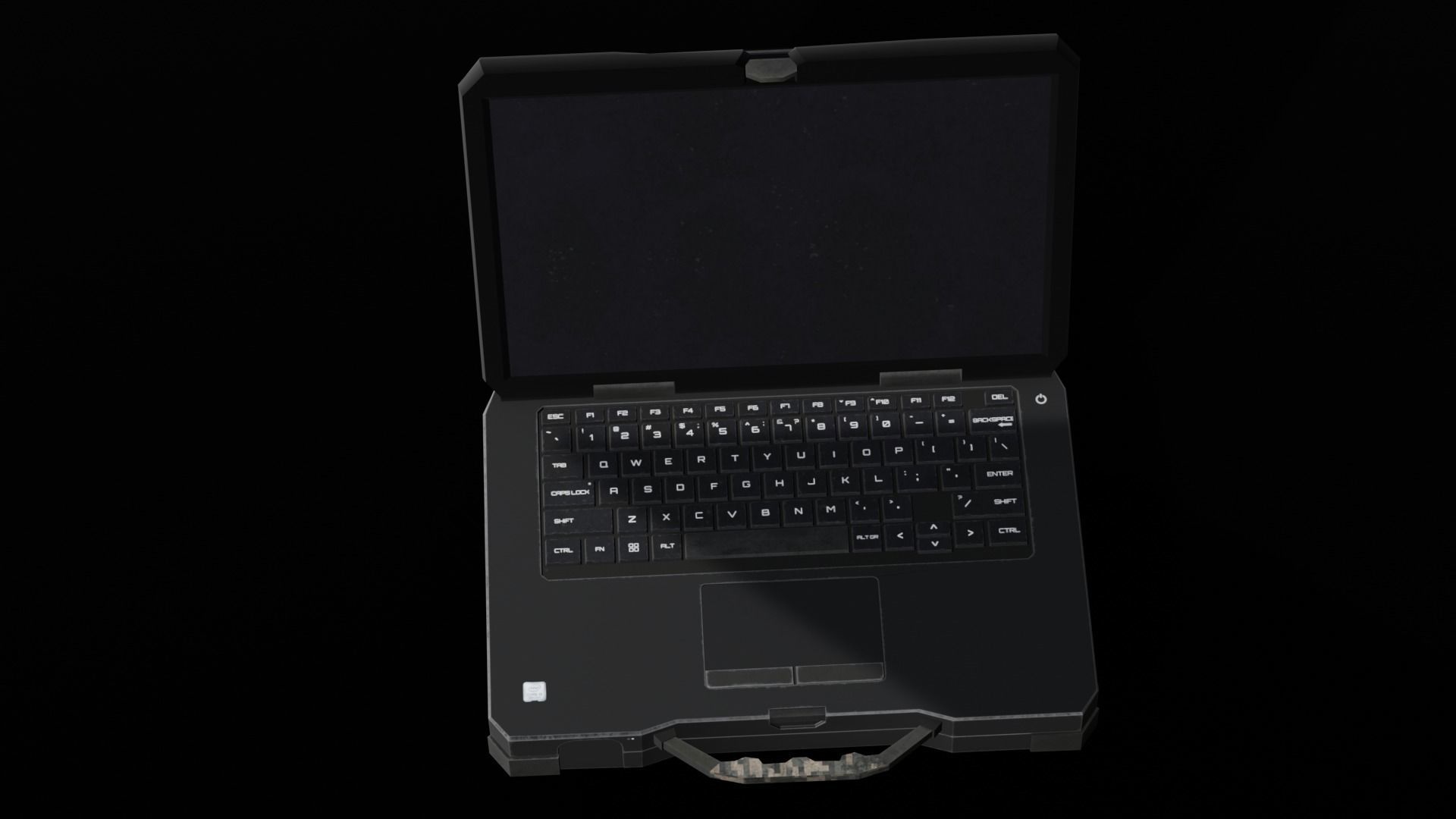 Laptop 3D Model Low-poly 3D model_21