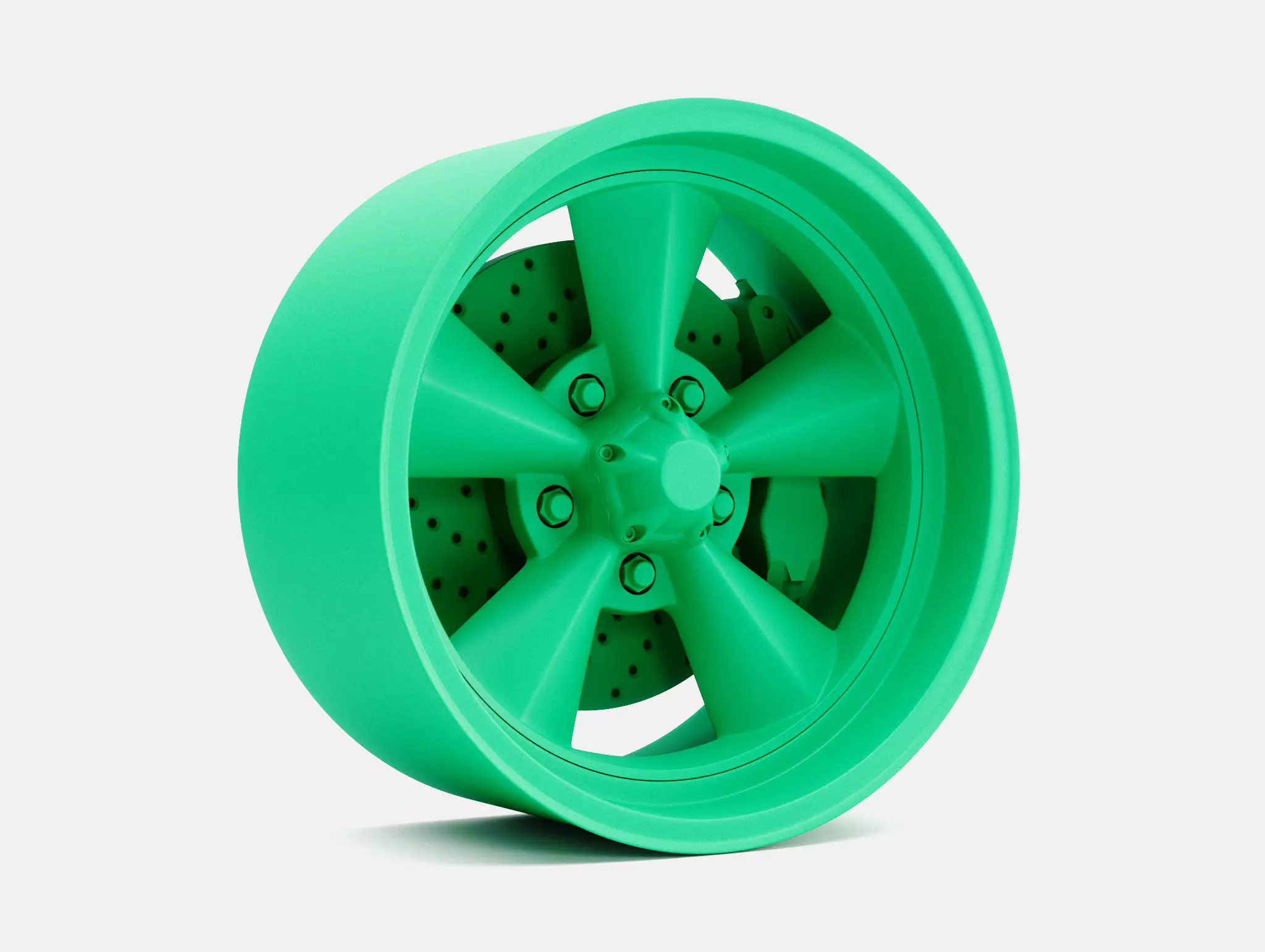 15x8 US Mags Standard Wheel and Brake 3D print model_0