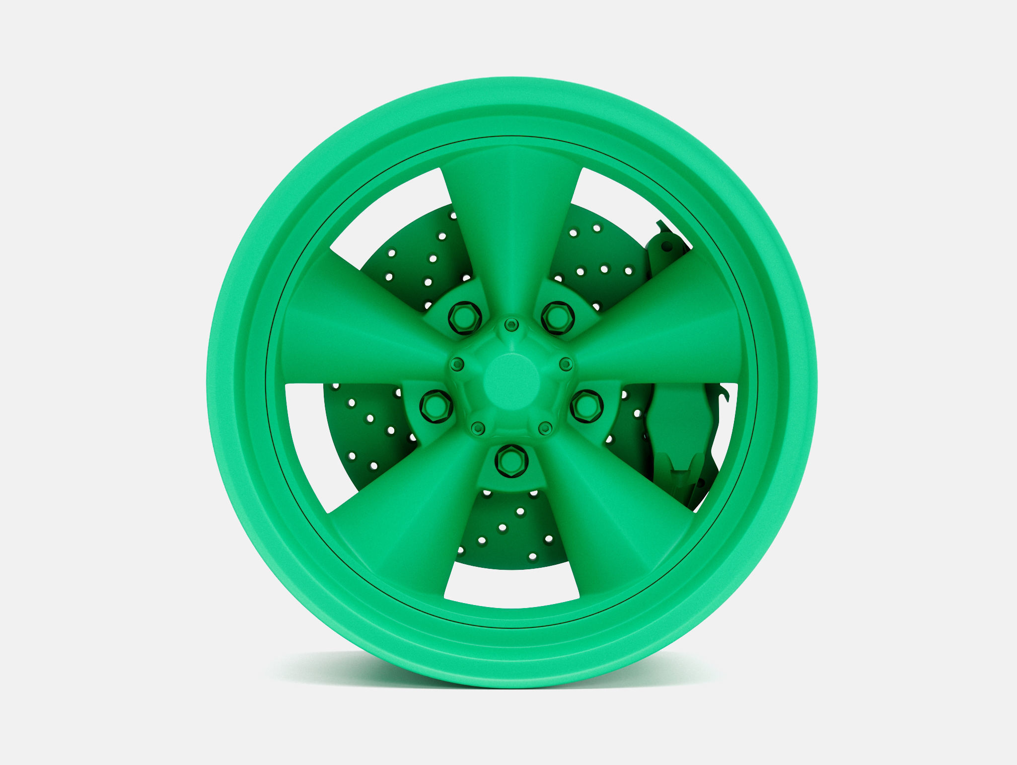 15x8 US Mags Standard Wheel and Brake 3D print model_1