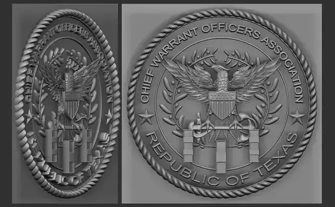 american symbols -Texas 3D print model