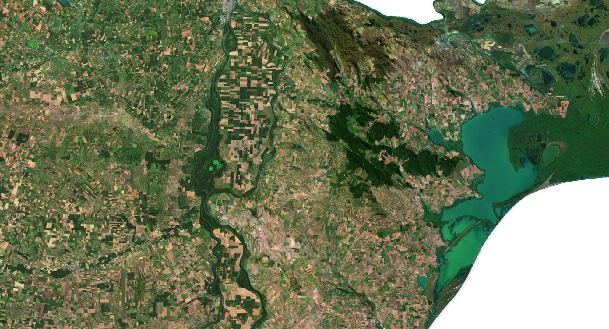 Romania Terrain 3D Map 3D model_3