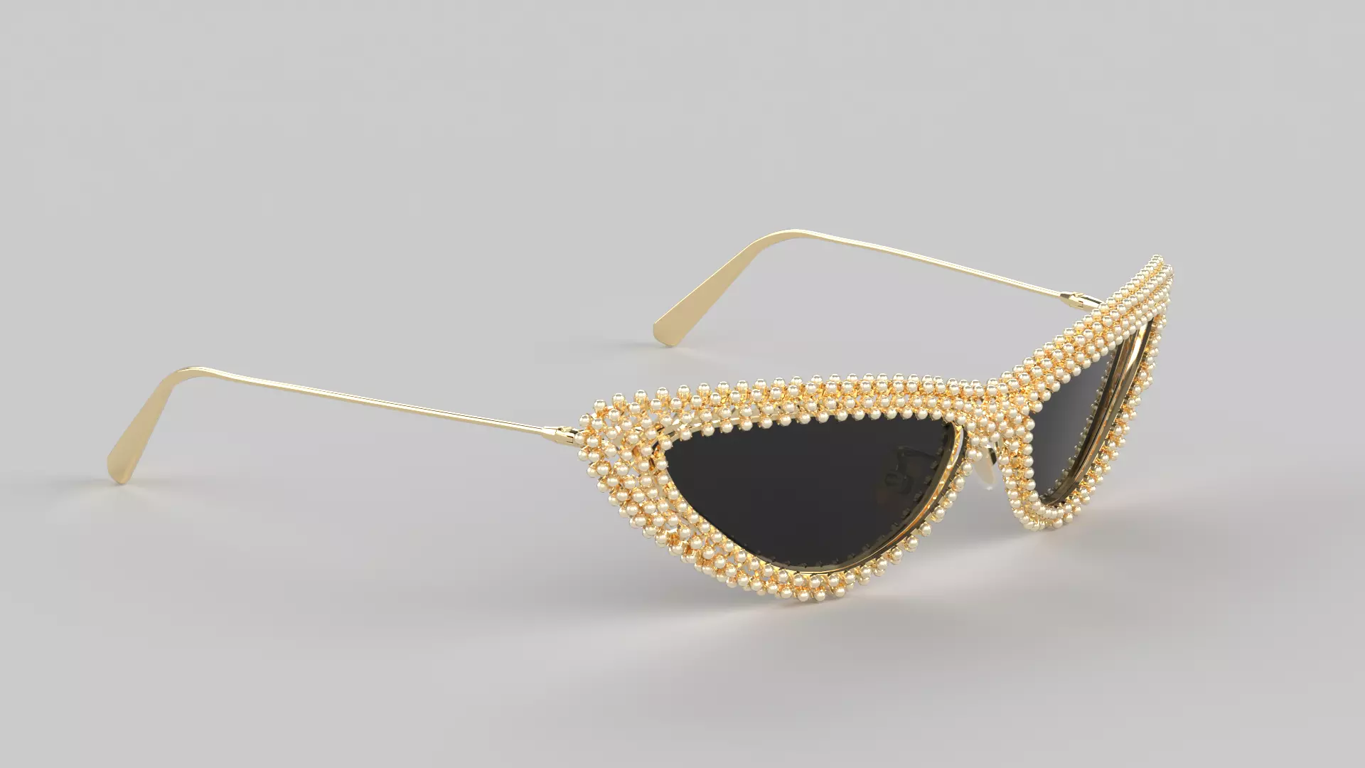 Pearls Eyewear Glasses Low-poly 3D model