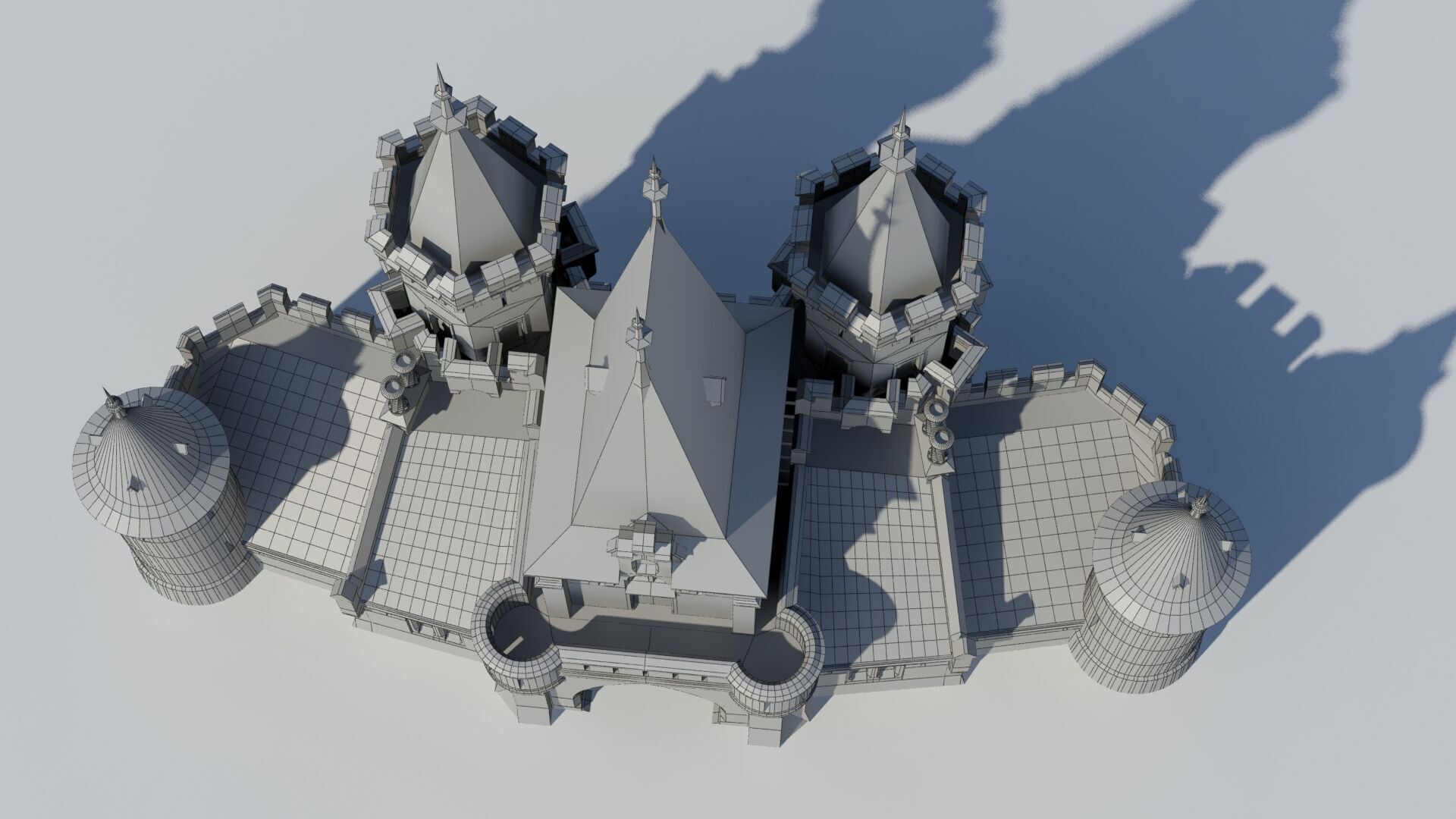 Czech Disney castle 3D print model_6