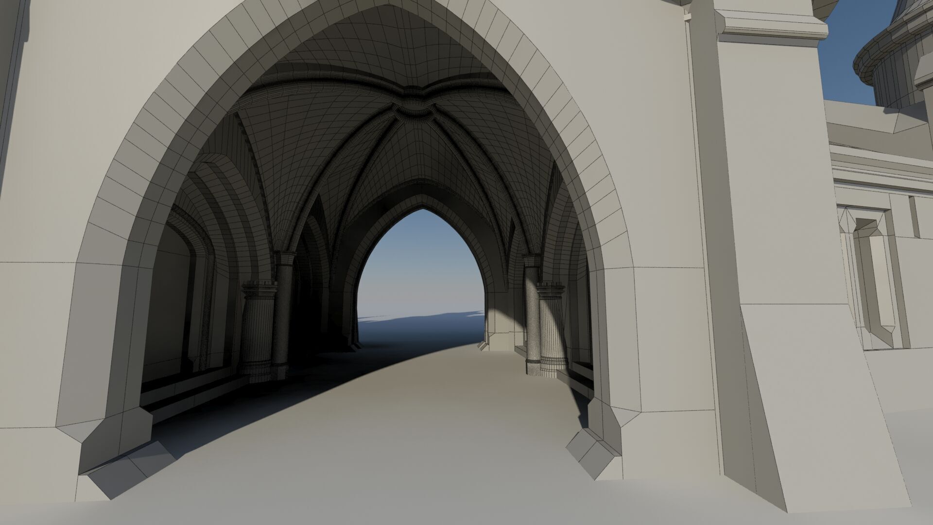 Czech Disney castle 3D print model_9