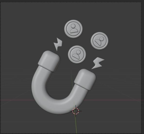 Marketing and Advertising 3d Illustration  Icon Pack 3D model_54