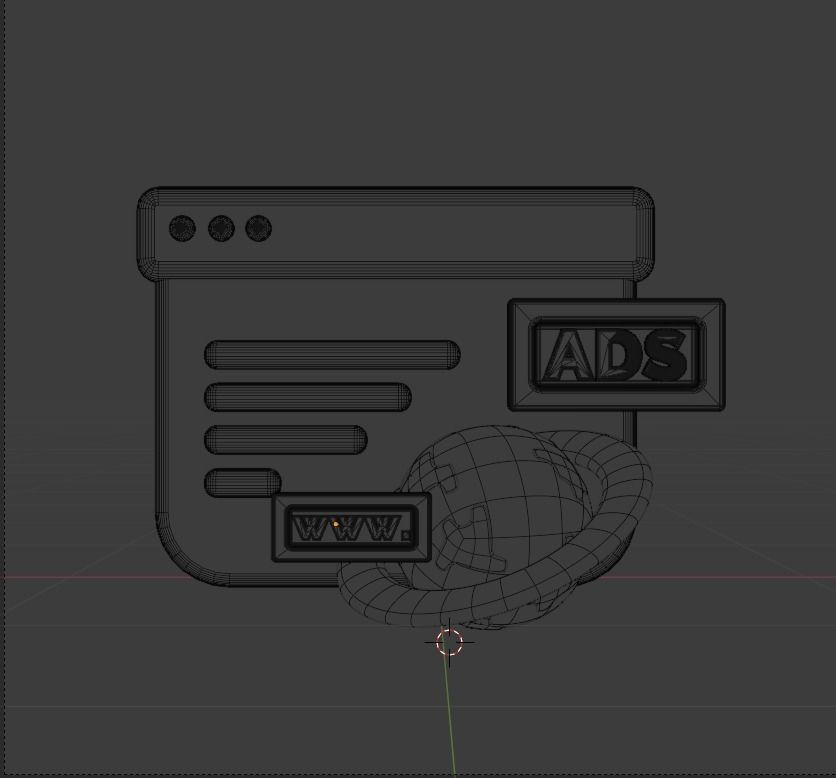 Marketing and Advertising 3d Illustration  Icon Pack 3D model_57