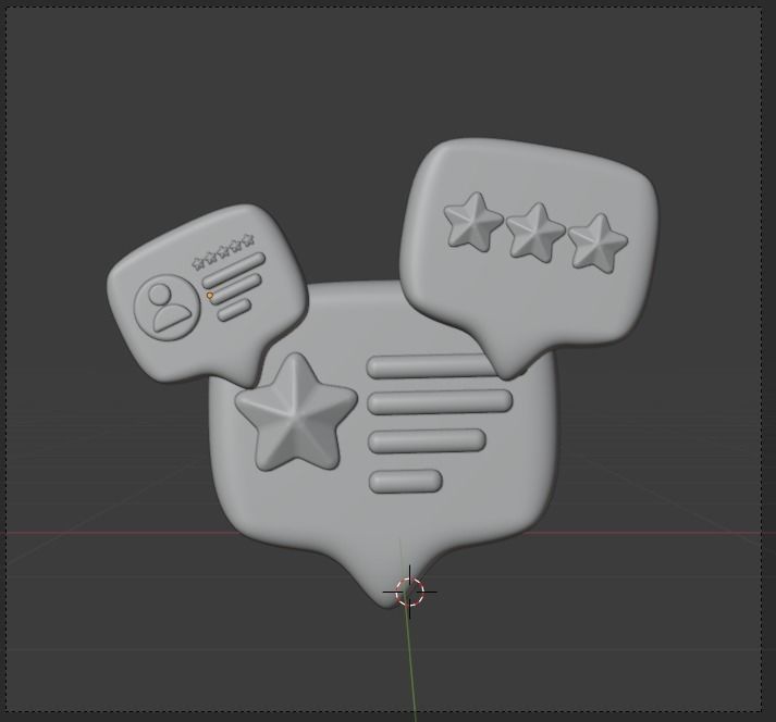 Marketing and Advertising 3d Illustration  Icon Pack 3D model_45