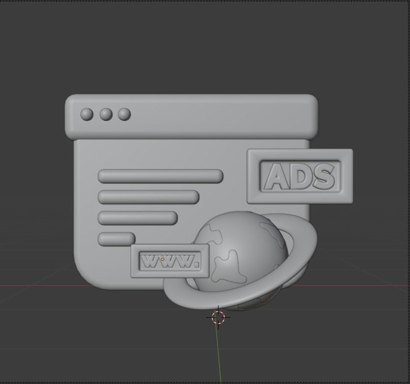 Marketing and Advertising 3d Illustration  Icon Pack 3D model_79