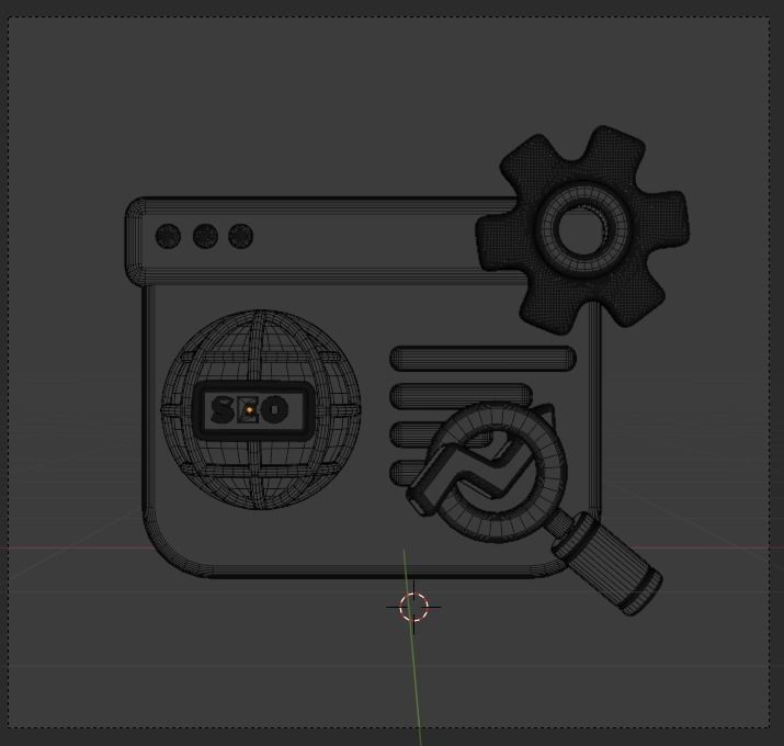 Marketing and Advertising 3d Illustration  Icon Pack 3D model_94