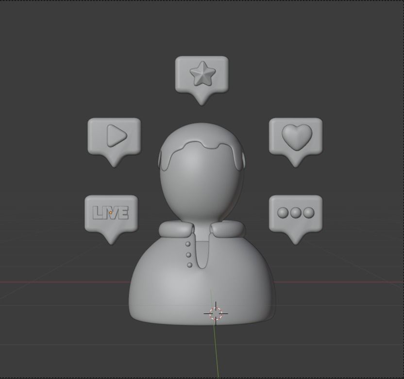 Marketing and Advertising 3d Illustration  Icon Pack 3D model_78